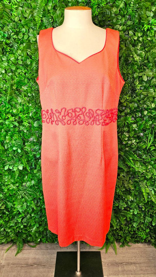 Jan Marie Cooke Coral Occassion Dress & Jacket (14)
