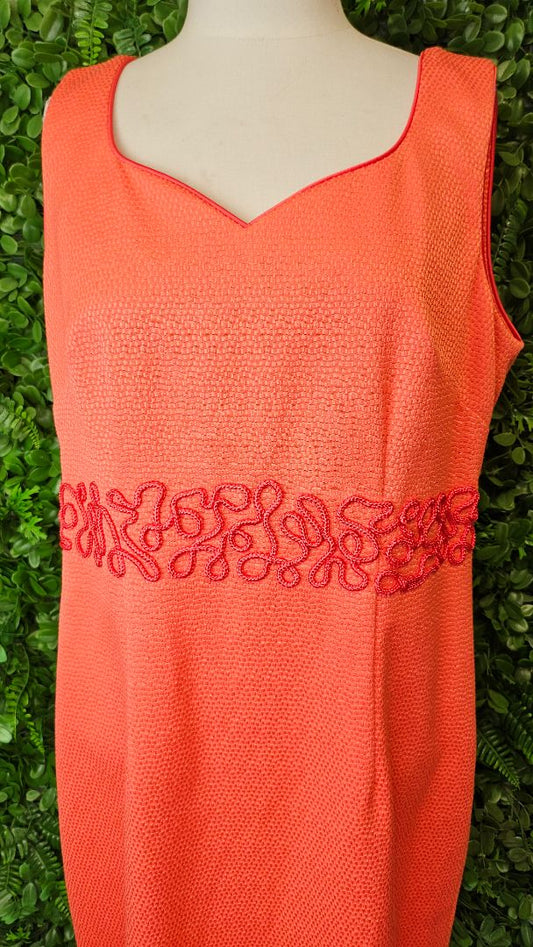 Jan Marie Cooke Coral Occassion Dress & Jacket (14)