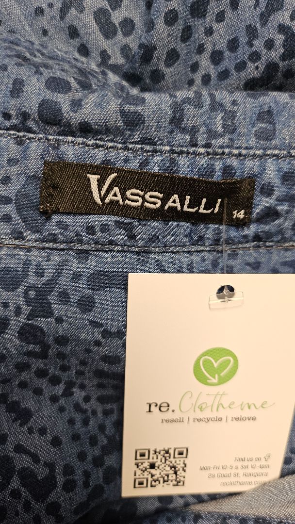 Vassalli Blue Shirt Dress (14)