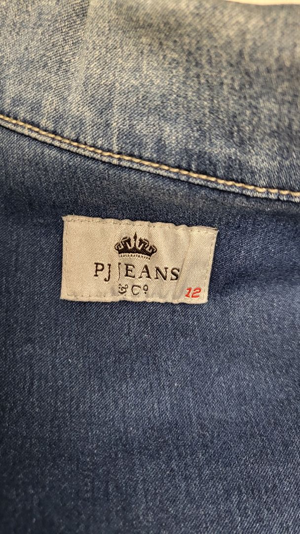 PJ Jeans Ink Blue Stretch Denim Jacket (14)