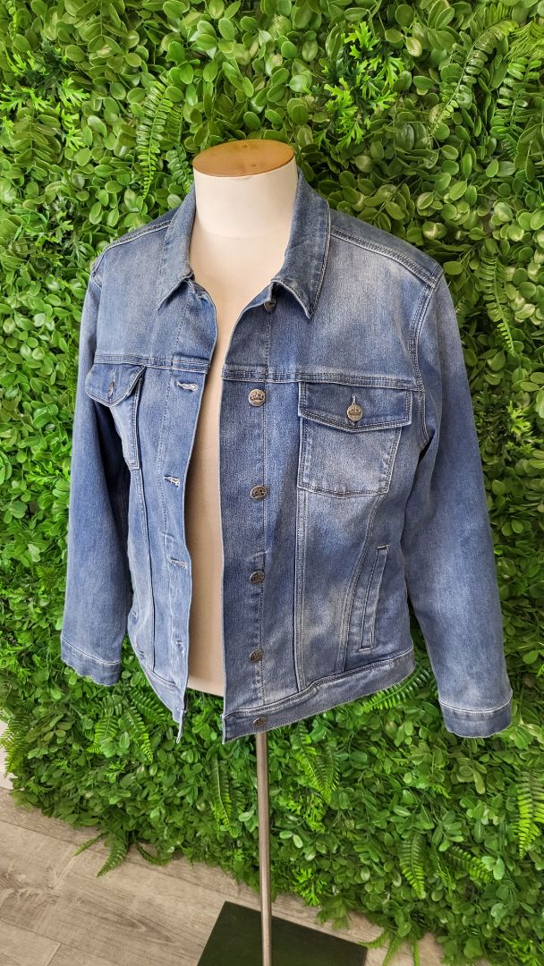 PJ Jeans Ink Blue Stretch Denim Jacket (14)