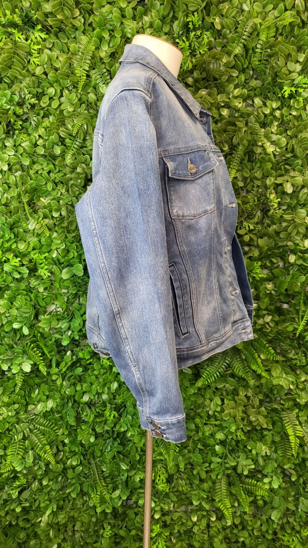 PJ Jeans Ink Blue Stretch Denim Jacket (14)