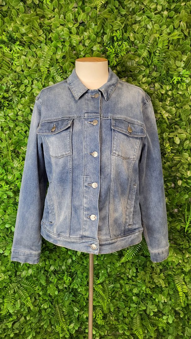 PJ Jeans Ink Blue Stretch Denim Jacket (14)