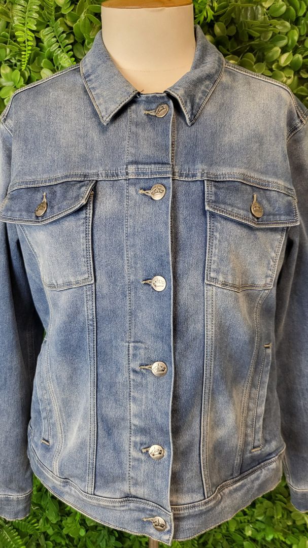 PJ Jeans Ink Blue Stretch Denim Jacket (14)