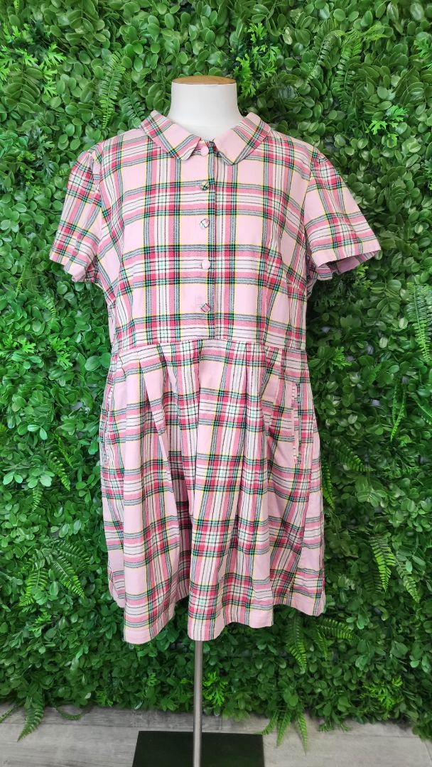 Dangerfield Multi Check Dress (18)