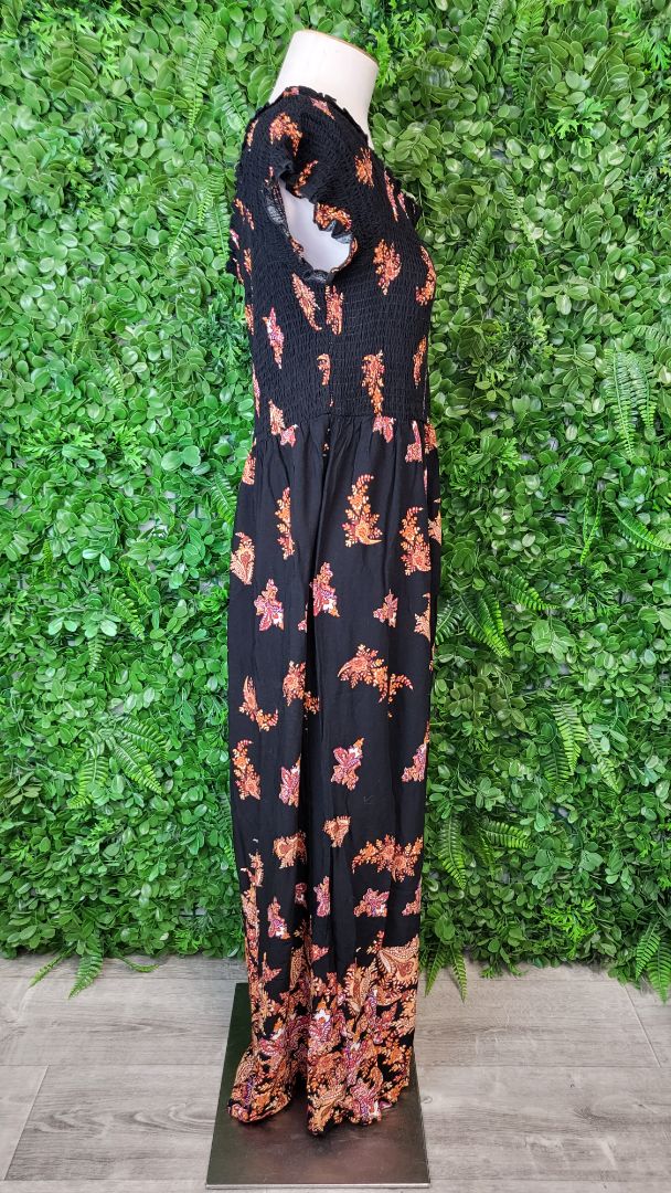 City Chic Black Shirred Dress (18)