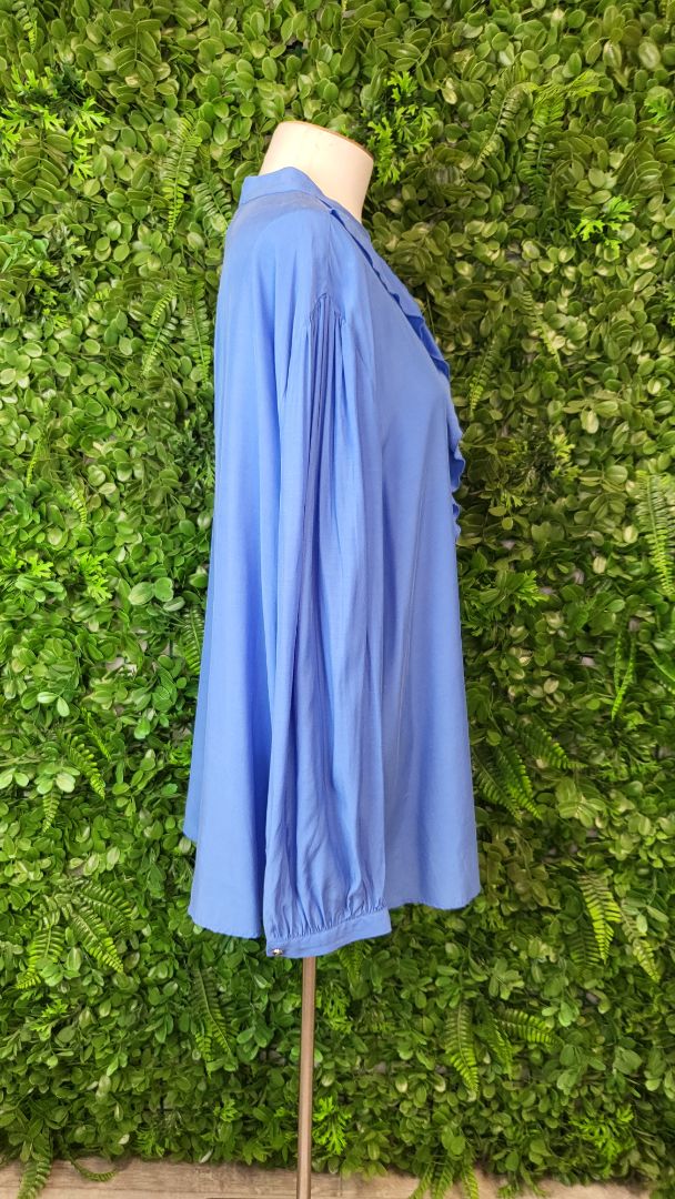 Moke Cornflower Jade Blouse BNWT (16)