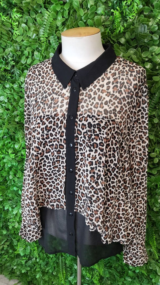 Stella Animal Print Layer Shirt (16)