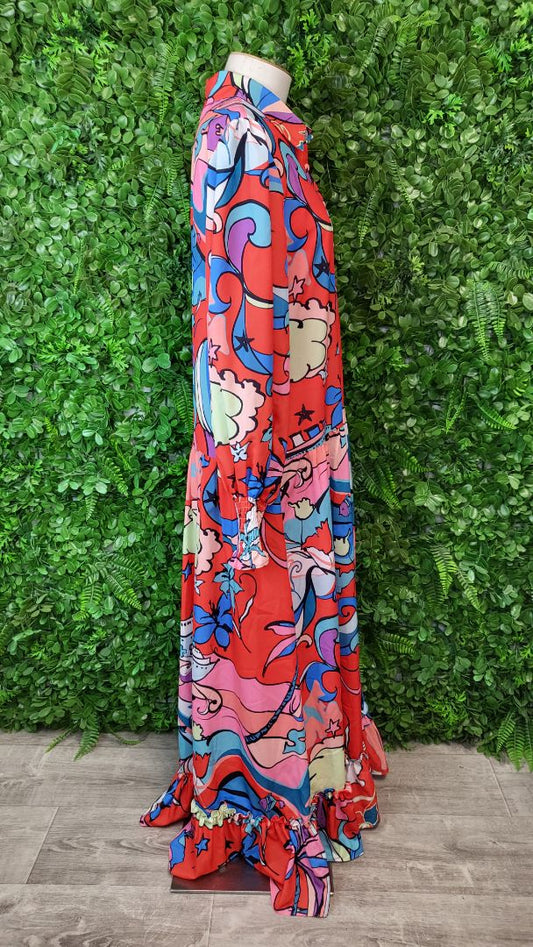 Augustine Multi Emily Dress BNWT (12)