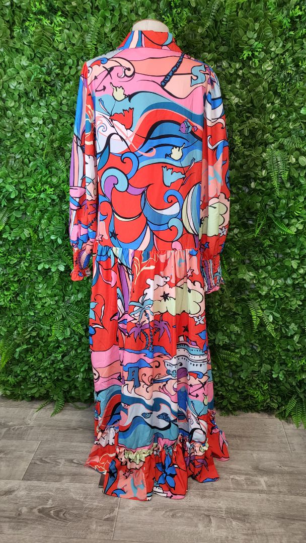 Augustine Multi Emily Dress BNWT (12)