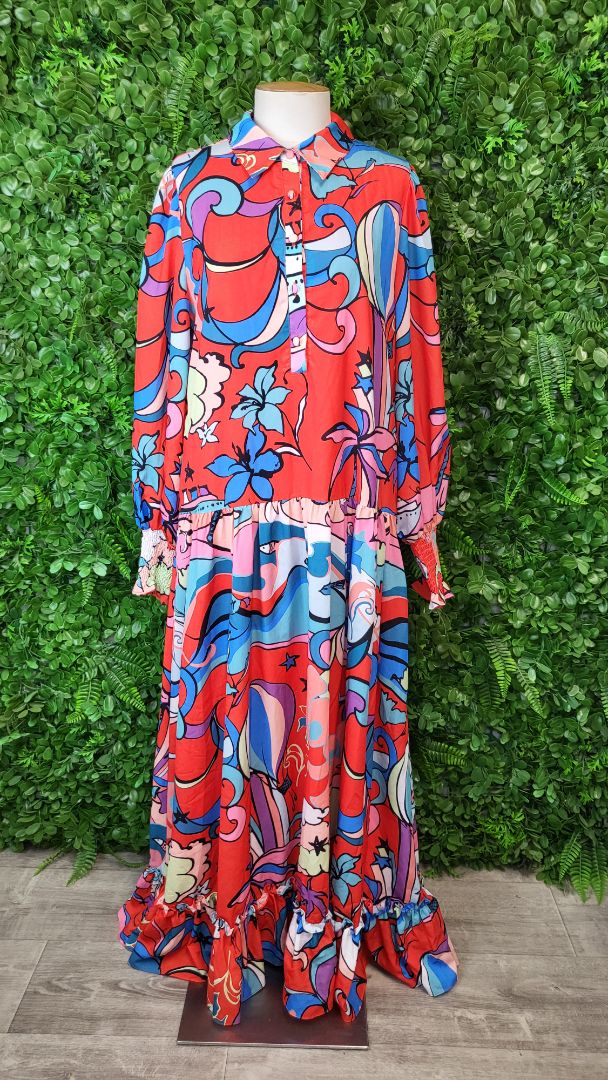 Augustine Multi Emily Dress BNWT (12)