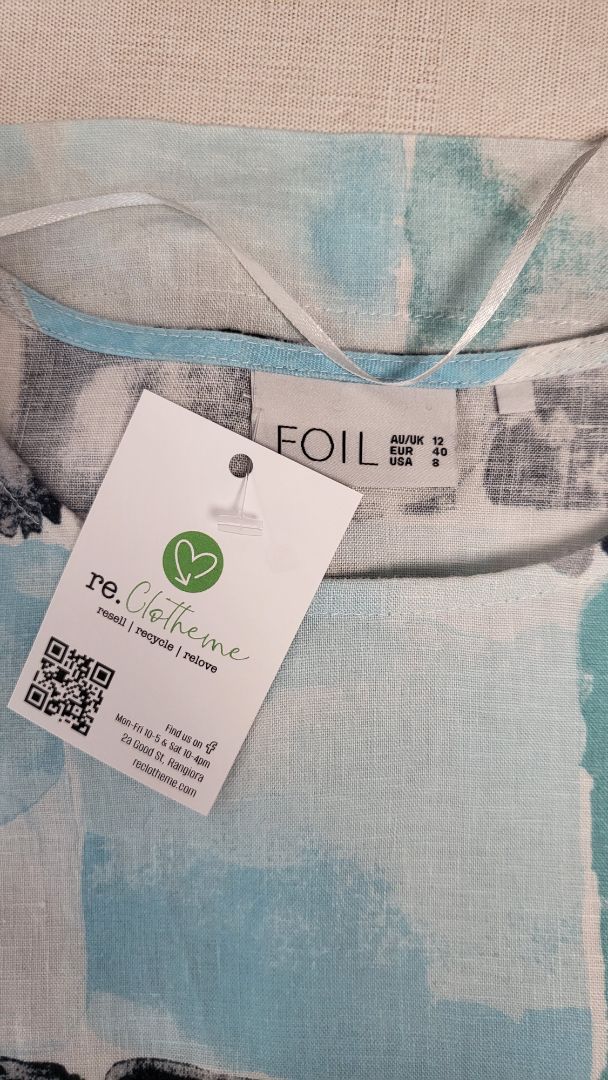 Foil Multi Linen Top (12)