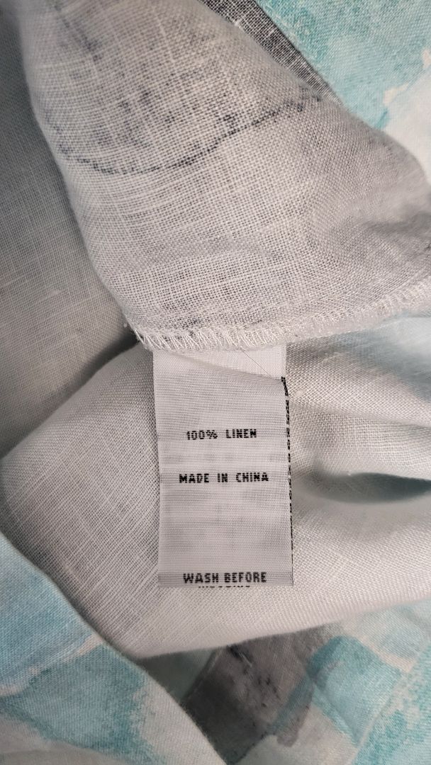 Foil Multi Linen Top (12)