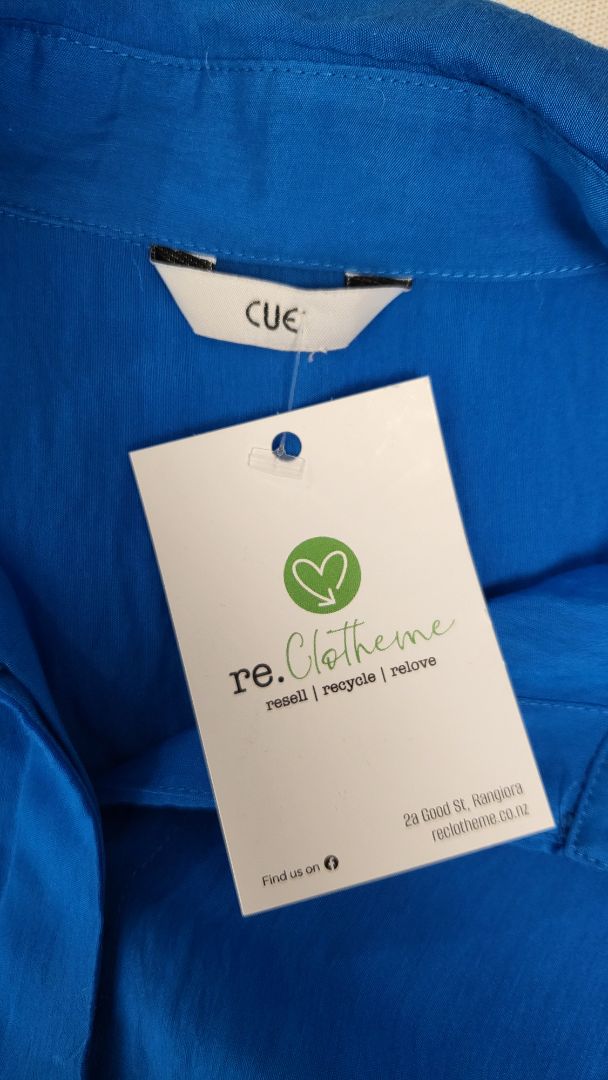 Cue Azure 3/4 Sleeve Blouse (8)