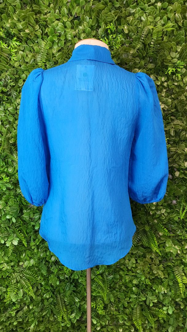 Cue Azure 3/4 Sleeve Blouse (8)