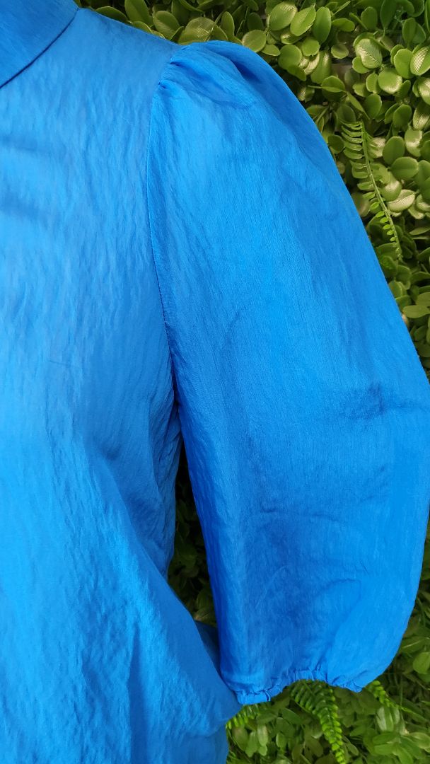 Cue Azure 3/4 Sleeve Blouse (8)