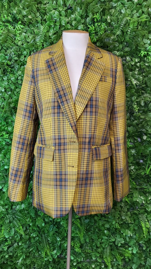 Vcruan Studio Multi Plaid Blazer (8)