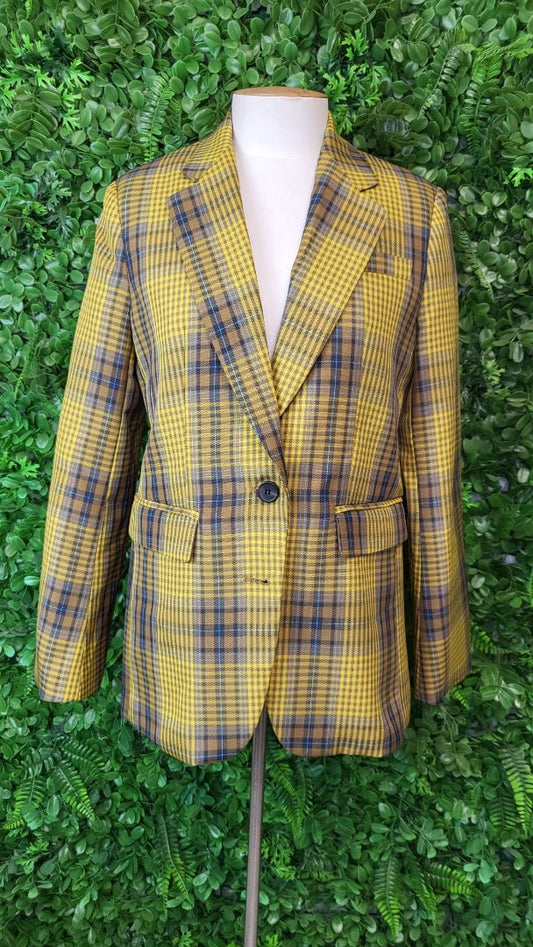 Vcruan Studio Multi Plaid Blazer (8)