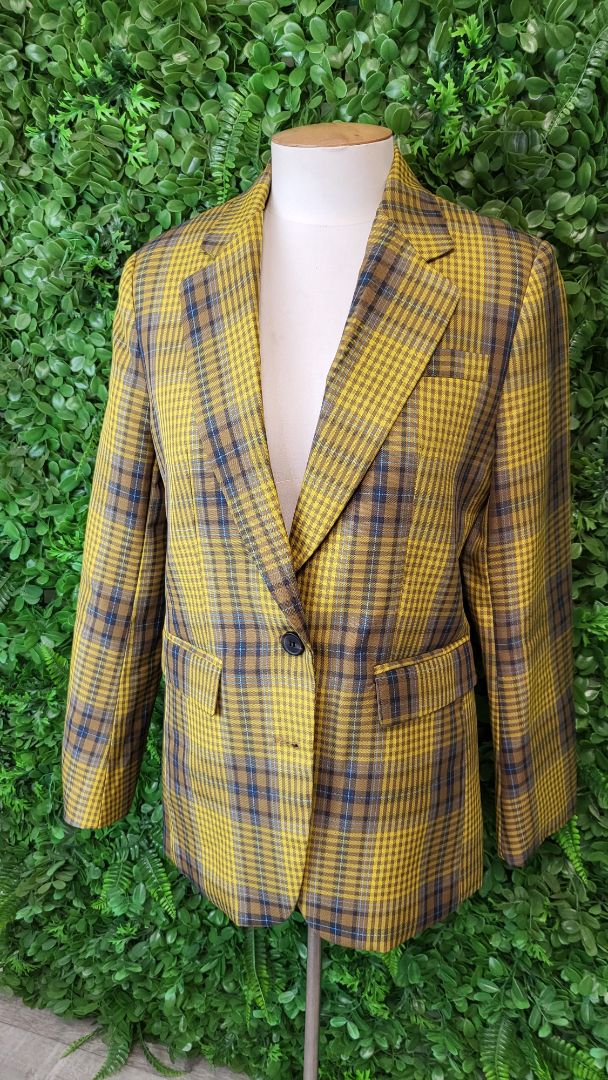 Vcruan Studio Multi Plaid Blazer (8)