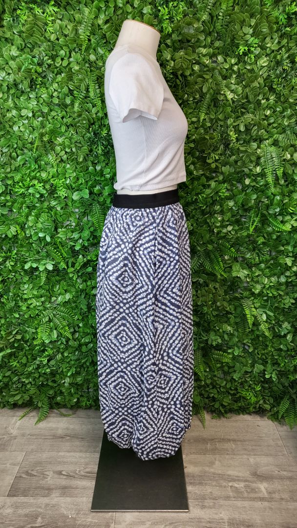 Siren Print Bubble Hem Skirt (8)