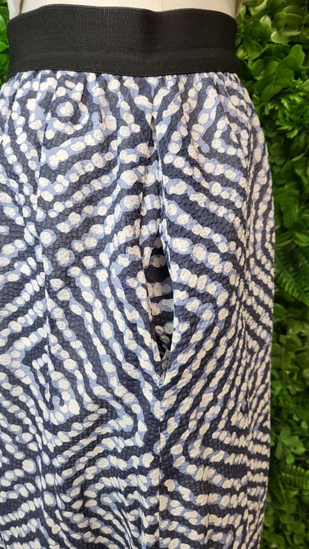 Siren Print Bubble Hem Skirt (8)