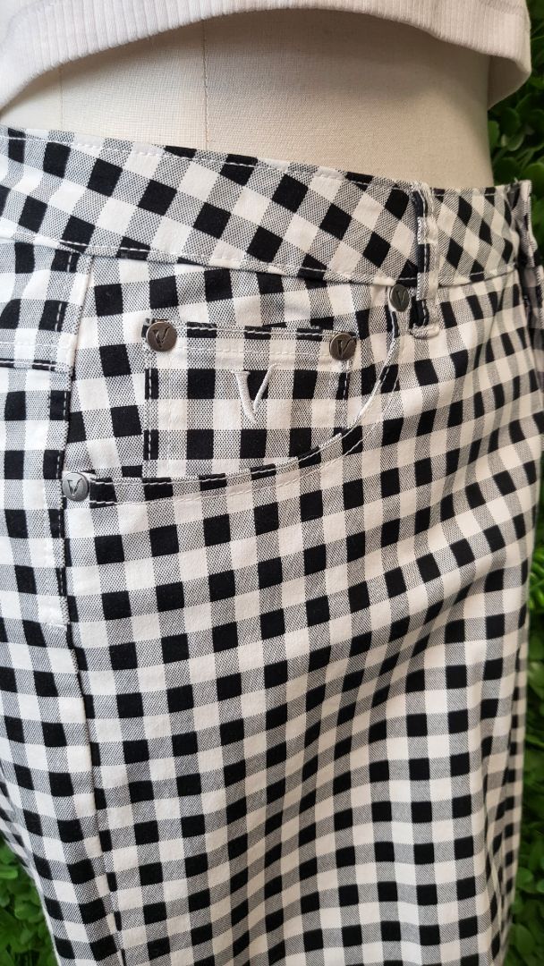 Vassalli Check Straight Leg Pant (14)