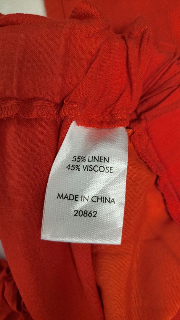 Grae Linen Orange Linen Pant (14)