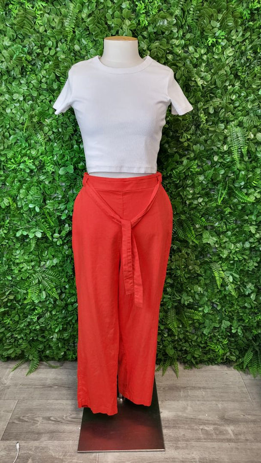 Grae Linen Orange Linen Pant (14)