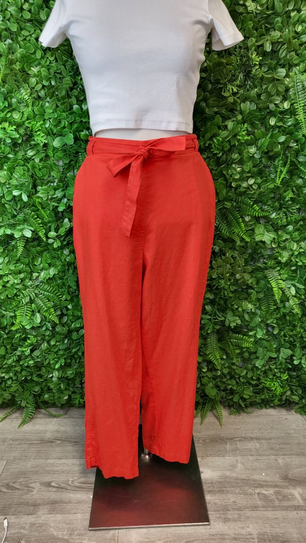 Grae Linen Orange Linen Pant (14)