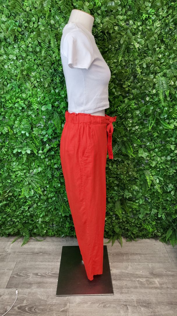 Grae Linen Orange Linen Pant (14)