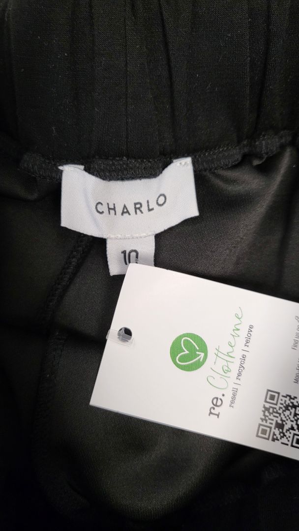 Charlo Black/Tan Wide Leg Pant (10)