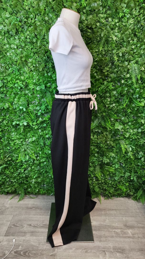 Charlo Black/Tan Wide Leg Pant (10)
