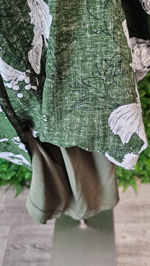 Lemon Tree Green Floral Dress (16)