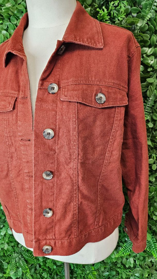 Max Rust Linen Jacket (12)