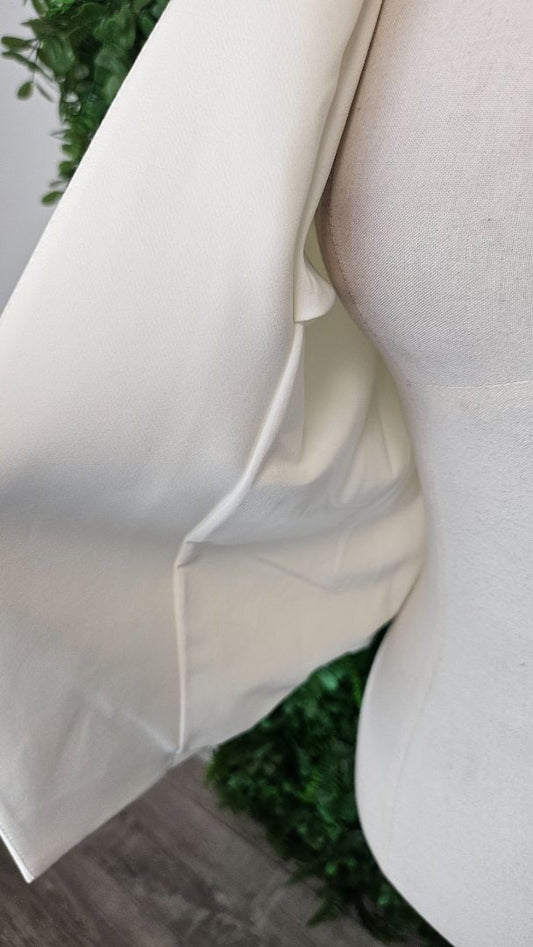 Jacqui.E Cream Crop Blazer (10)