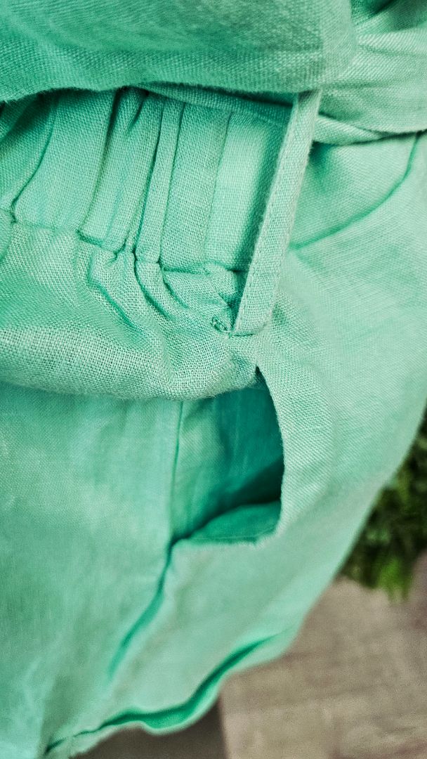 Sheike Green Linen Jumpsuit (12)