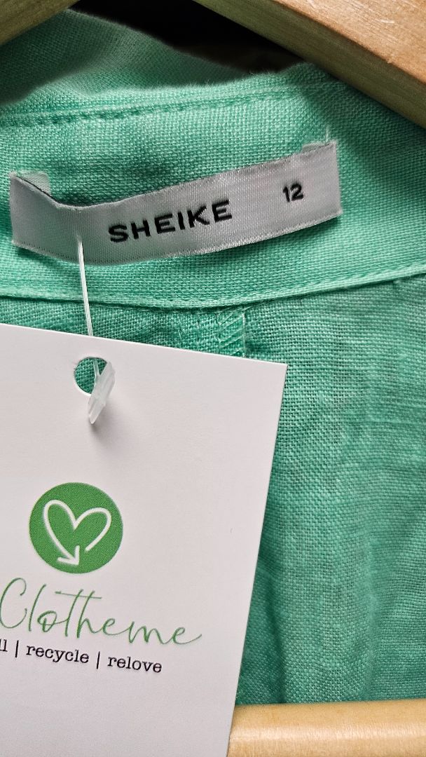 Sheike Green Linen Jumpsuit (12)