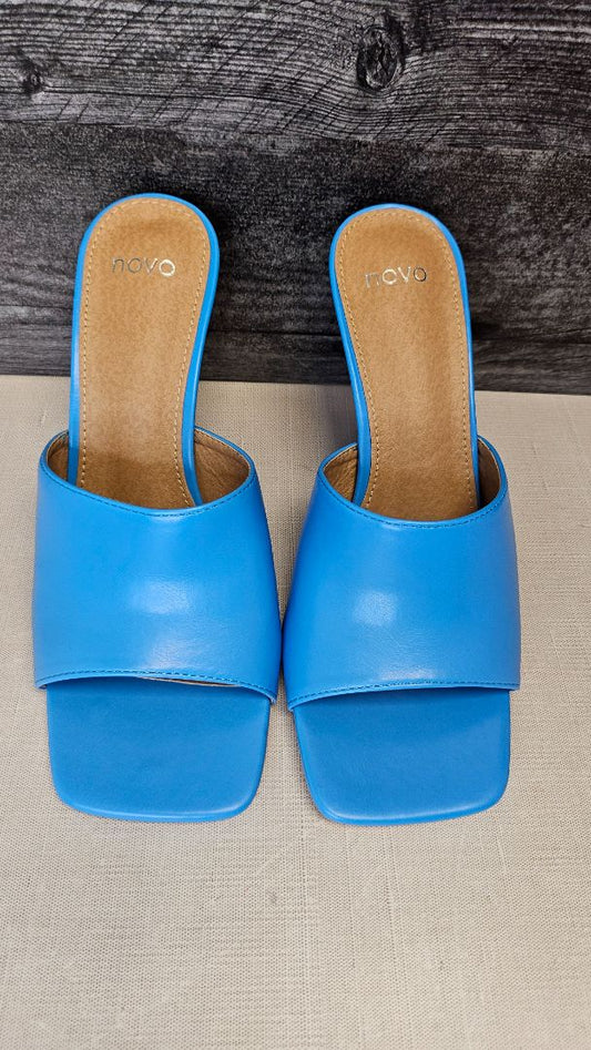 Novo Blue Wedge Heel NEW (8)