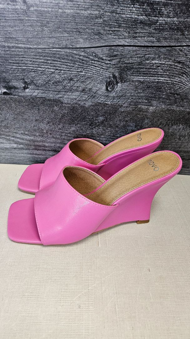Novo Pink Wedge Heel (8)
