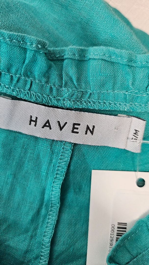 Haven Teal Linen Sleeveless Top (12)