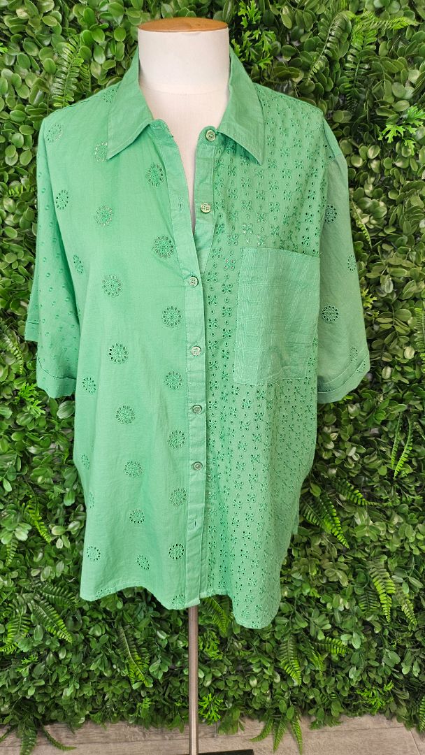 Elm Lifestyle Green Contrast Shirt (16)