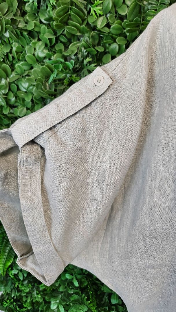 Zara Sage Green Linen Dress (16)