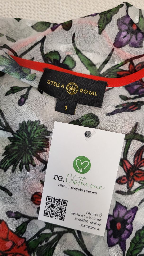 Stella Royal Print Kaftan Dress (18-20)