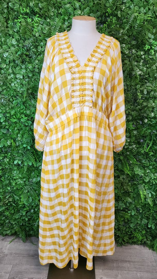 Neris Check Upscale Dress BNWT (16)