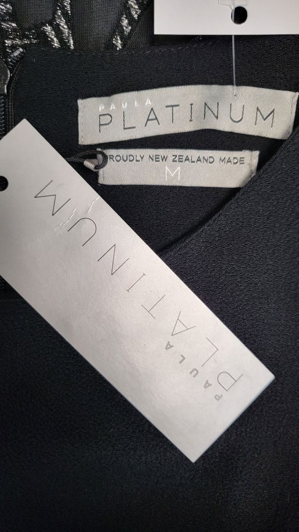 Paula Ryan Black Dinner Dress BNWT (12)