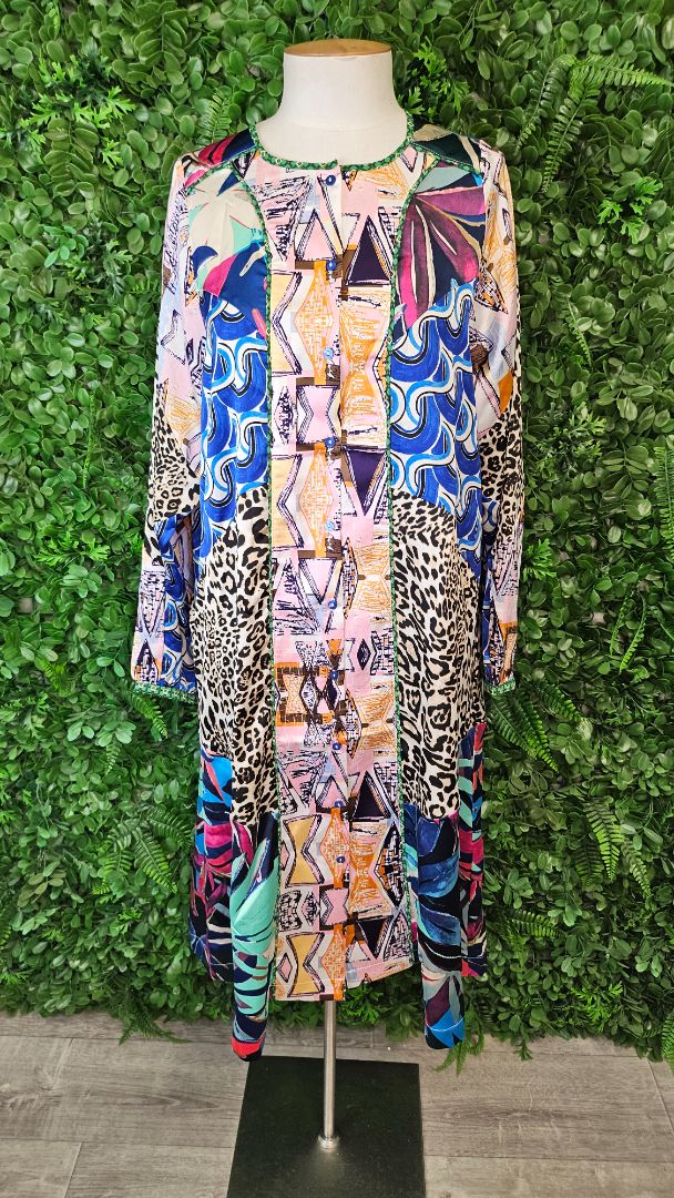 Lollys Laundry Multi Print Dress BNWT (12)