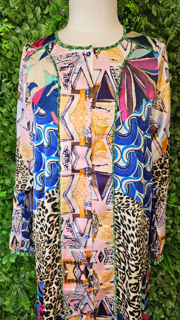 Lollys Laundry Multi Print Dress BNWT (12)