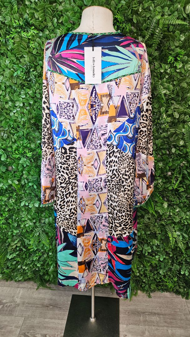 Lollys Laundry Multi Print Dress BNWT (12)