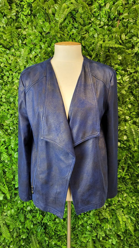 Runway NYC Ink Blue Faux Suede Jacket (16)