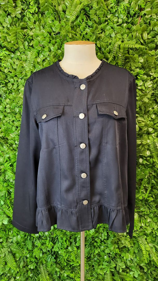 Vassalli Ink Frill Hem Jacket (16)